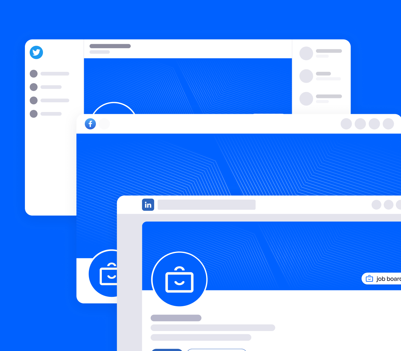 Social Media Assets - Job Board X Webflow Template