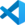 Logo for Visual Studio Code, som er en open source kodeeditor udviklet af Microsoft. Det bruges af udviklere til at skrive, teste og debugge kode på tværs af mange programmeringssprog