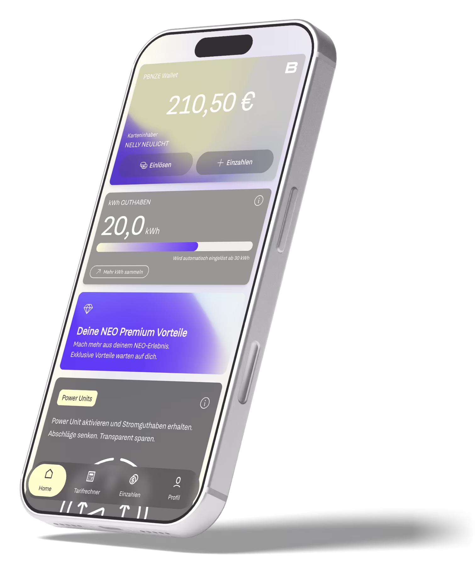 PLAN-B Neo App auf dem Smartphone