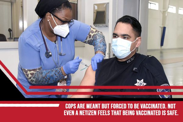 Police Bing Forced To Get Vaccinated