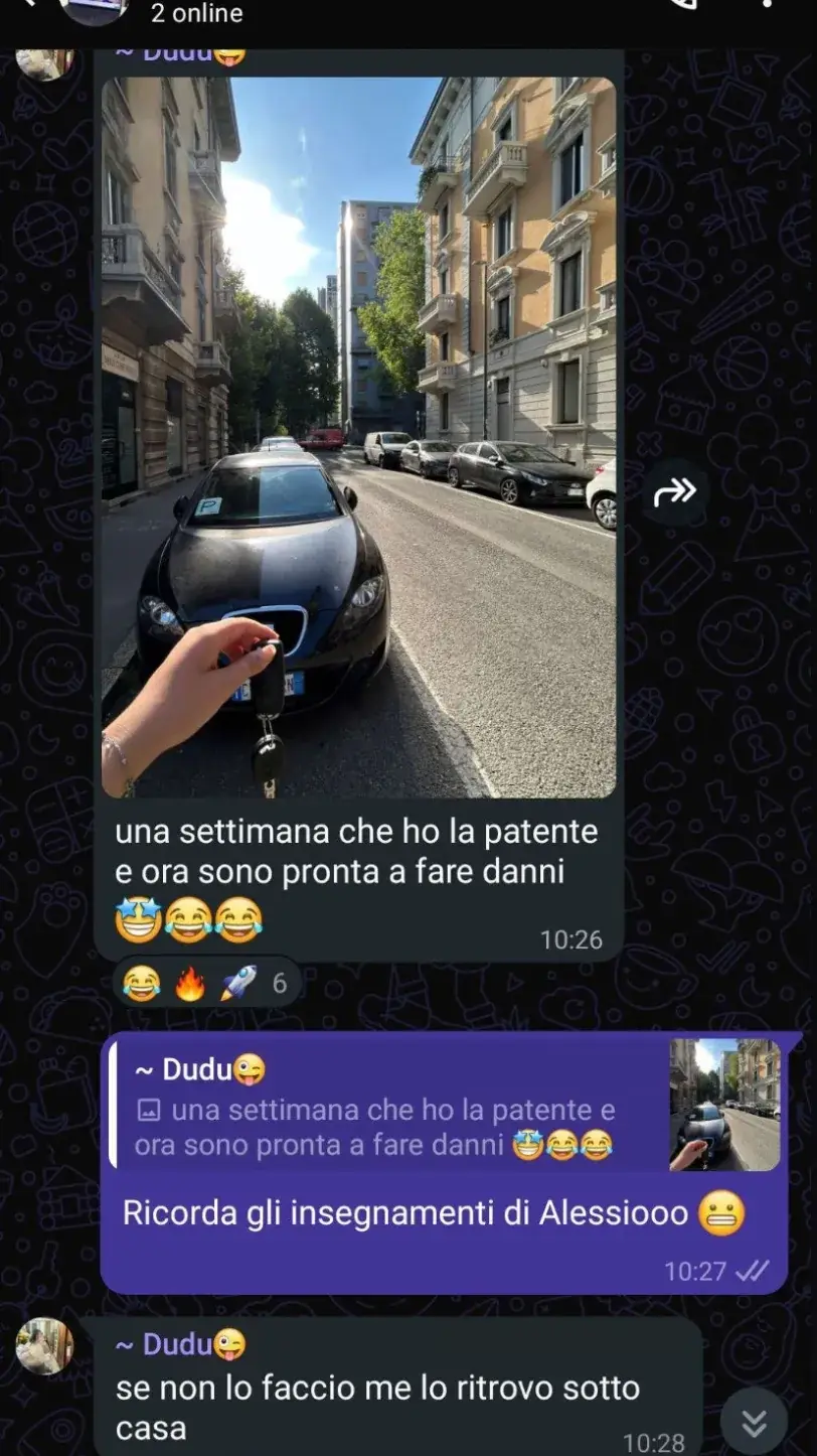 Screenshot recensione studente BRUM Patenti