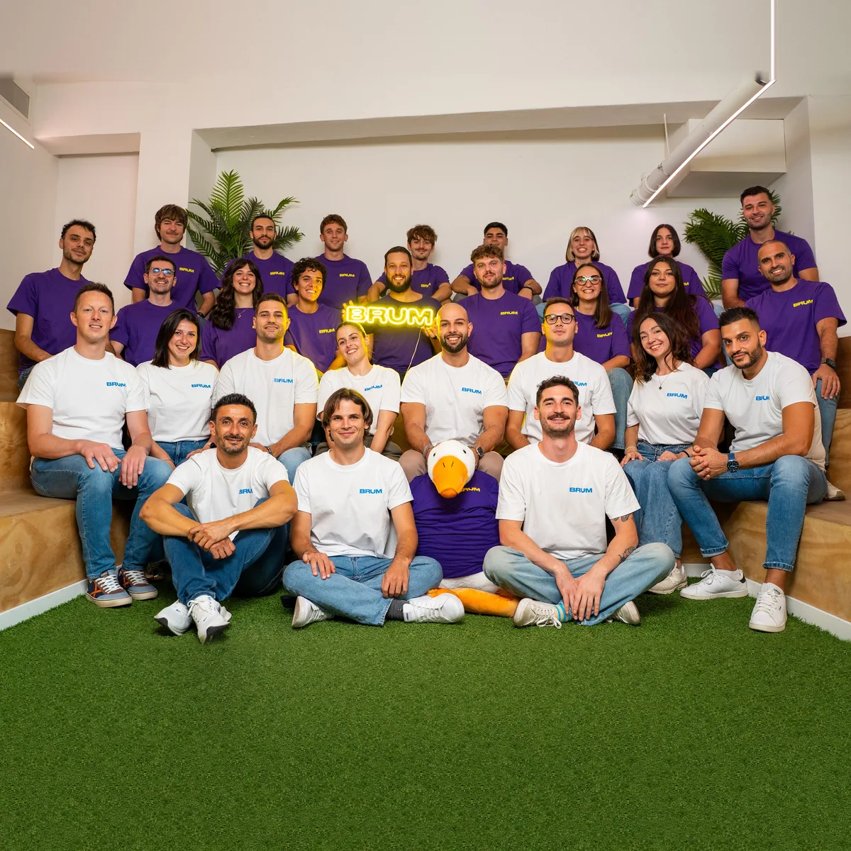 Il team di BRUM al completo