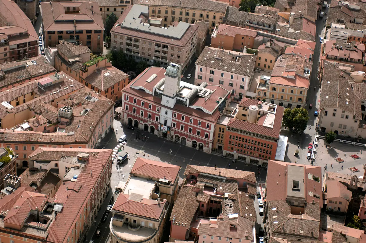 Panorama del centro storico di Terni in Umbria