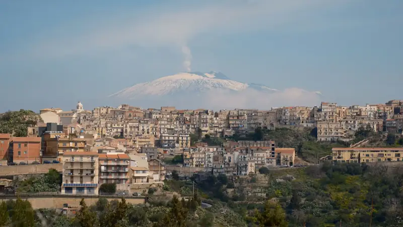 Veduta di Enna