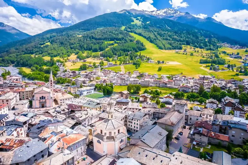 Veduta di Sondrio