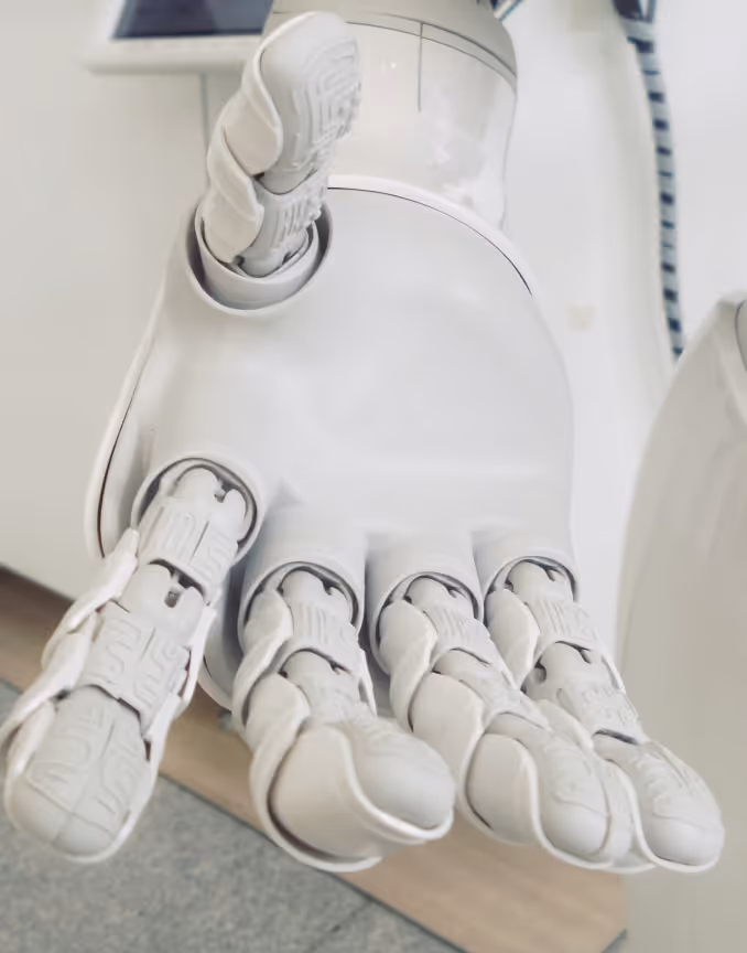 A humanoid robot hand
