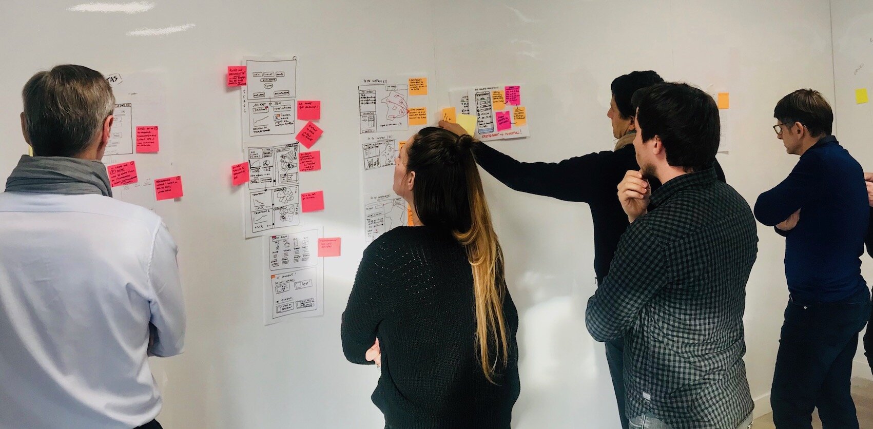 Découverte des solutions produites par chacun, lors du 3e jour du Sprint avec les équipes Edater