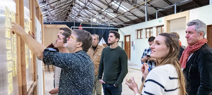 Alignement des équipes Coodio sur la stratégie, lors de la semaine de Design Sprint