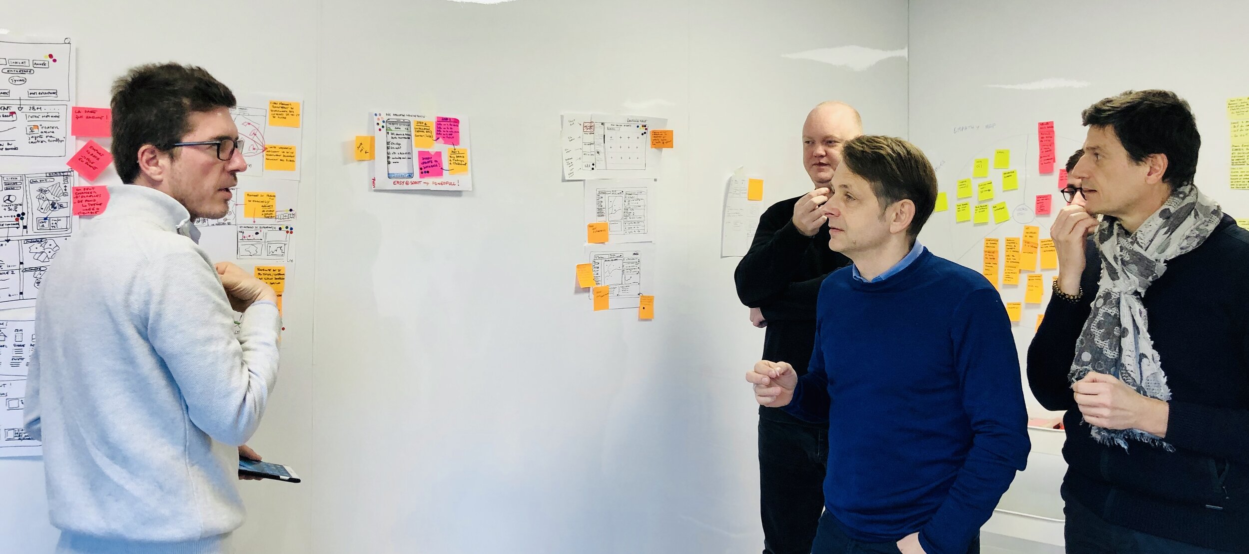 En immersion dans un Design Sprint de 5 jours avec les équipes Edater pour construire une nouvelle solution numérique, à destination des politiques publiques