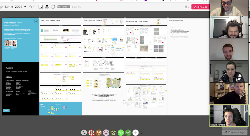 Immersion dans notre Design Sprint à distance avec les équipes appvizer, pour améliorer l’expérience utilisateur actuelle sur le média numérique !
