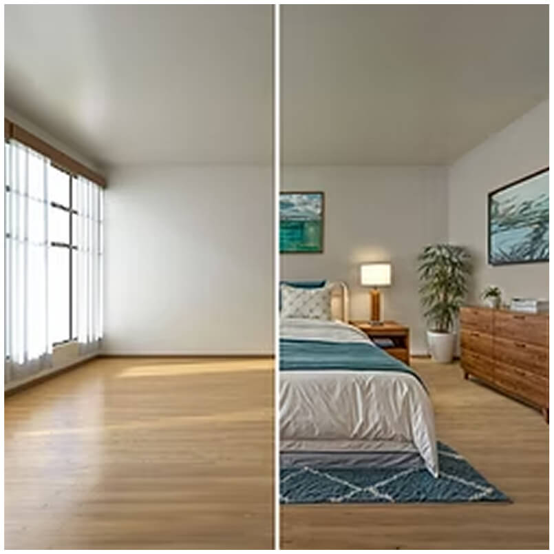 Virtual staging