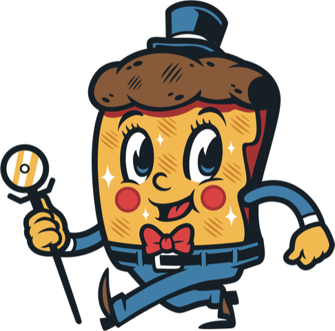 Crust Fund Pizza mascot