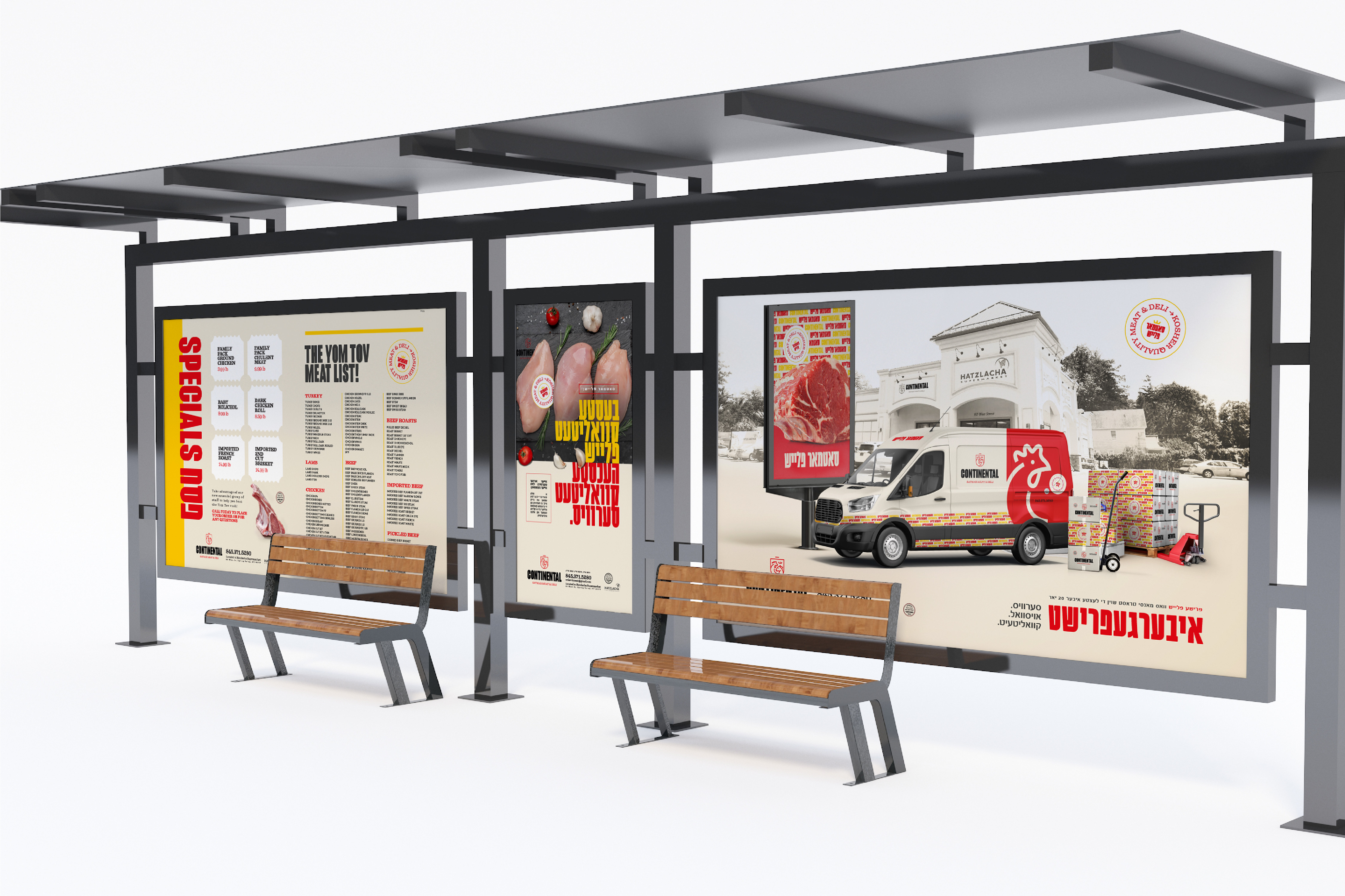 Continantel Meat Print Ads