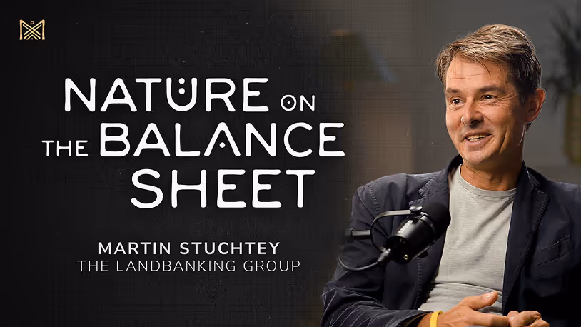 The thumbnail for the video "Nature on the balance sheet" with Martin Stuchtey