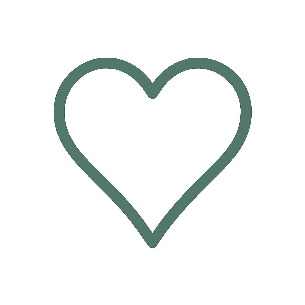 Icon of a heart symbolizing supportive qualities of the ingredient