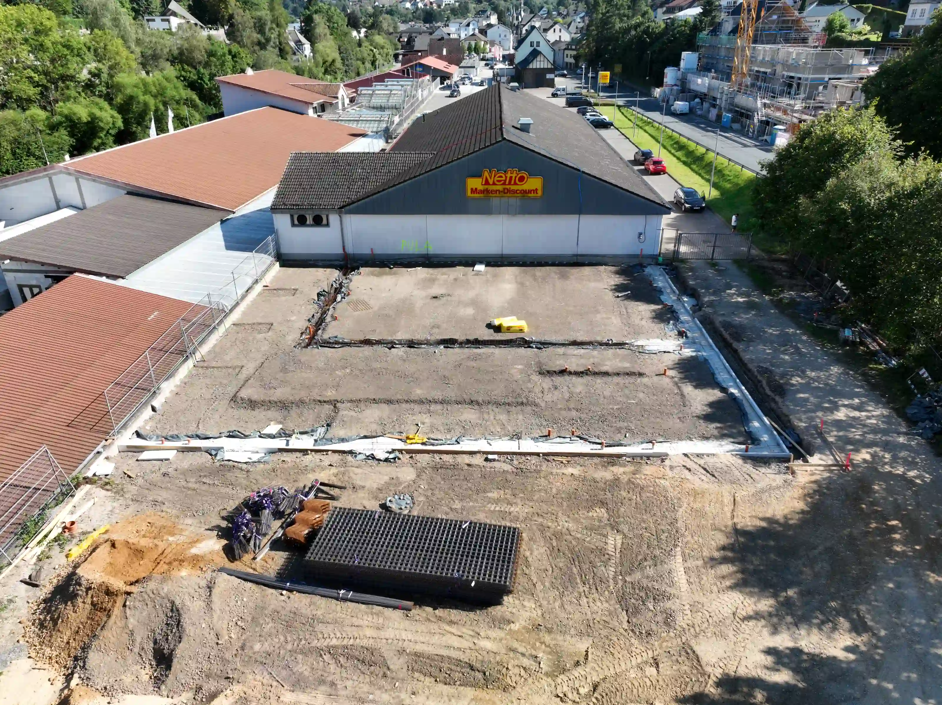 Netto Adenau – Erweiterung der Verkaufsfläche im Bauprozess