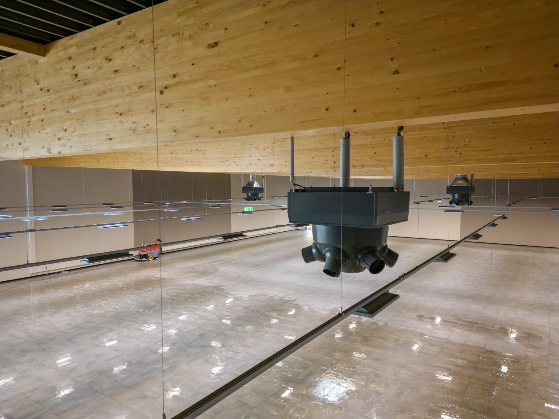 Innenansicht Lüftung an der Decke