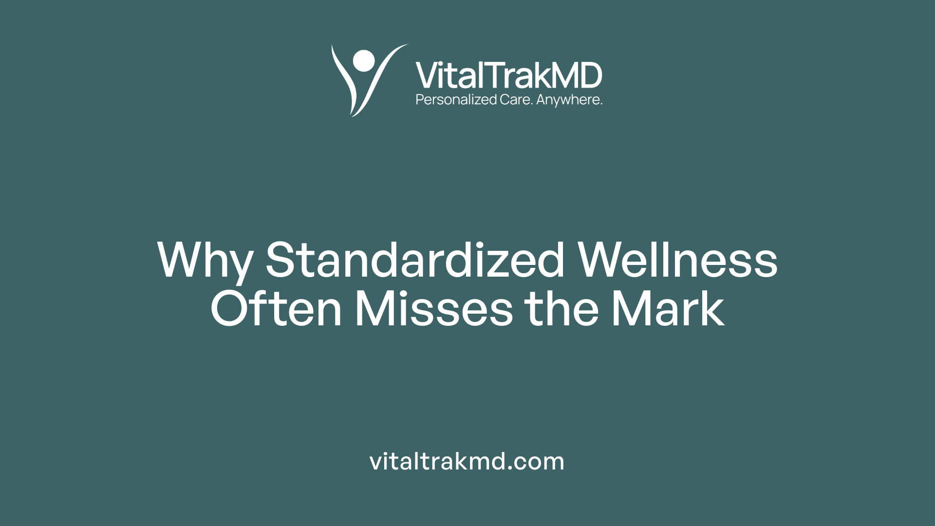 Why Standardized Wellness Often Misses the Mark
