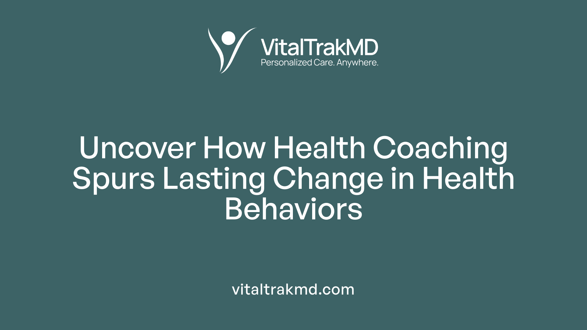 Uncover How Health Coaching Spurs Lasting Change in Health Behaviors