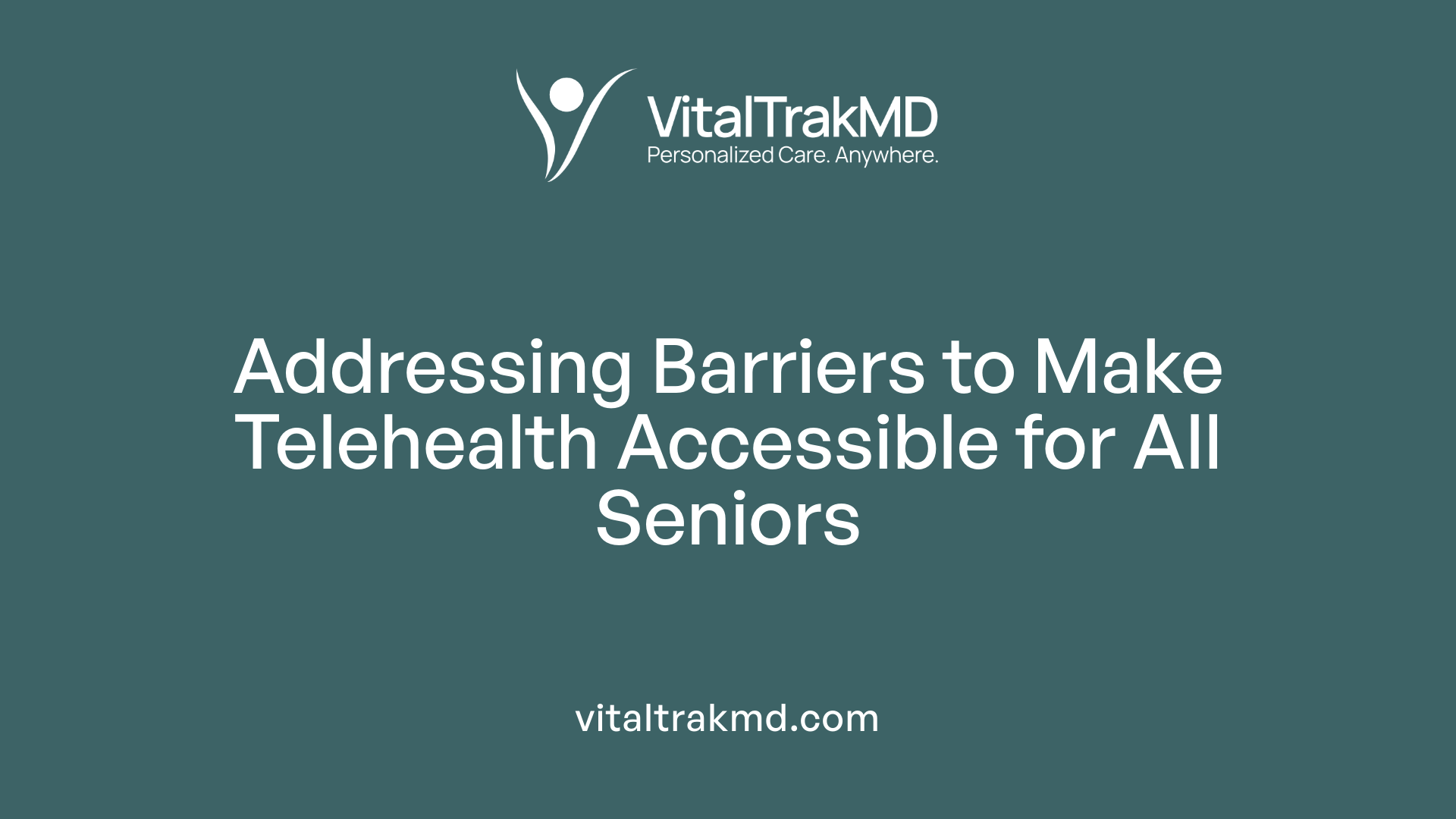 Addressing Barriers to Make Telehealth Accessible for All Seniors