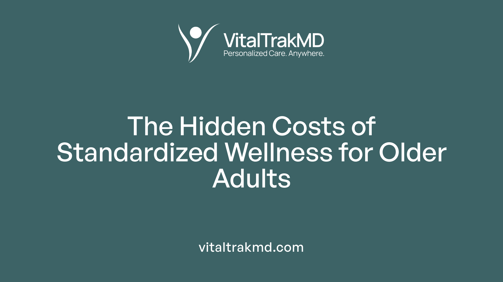 The Hidden Costs of Standardized Wellness for Older Adults
