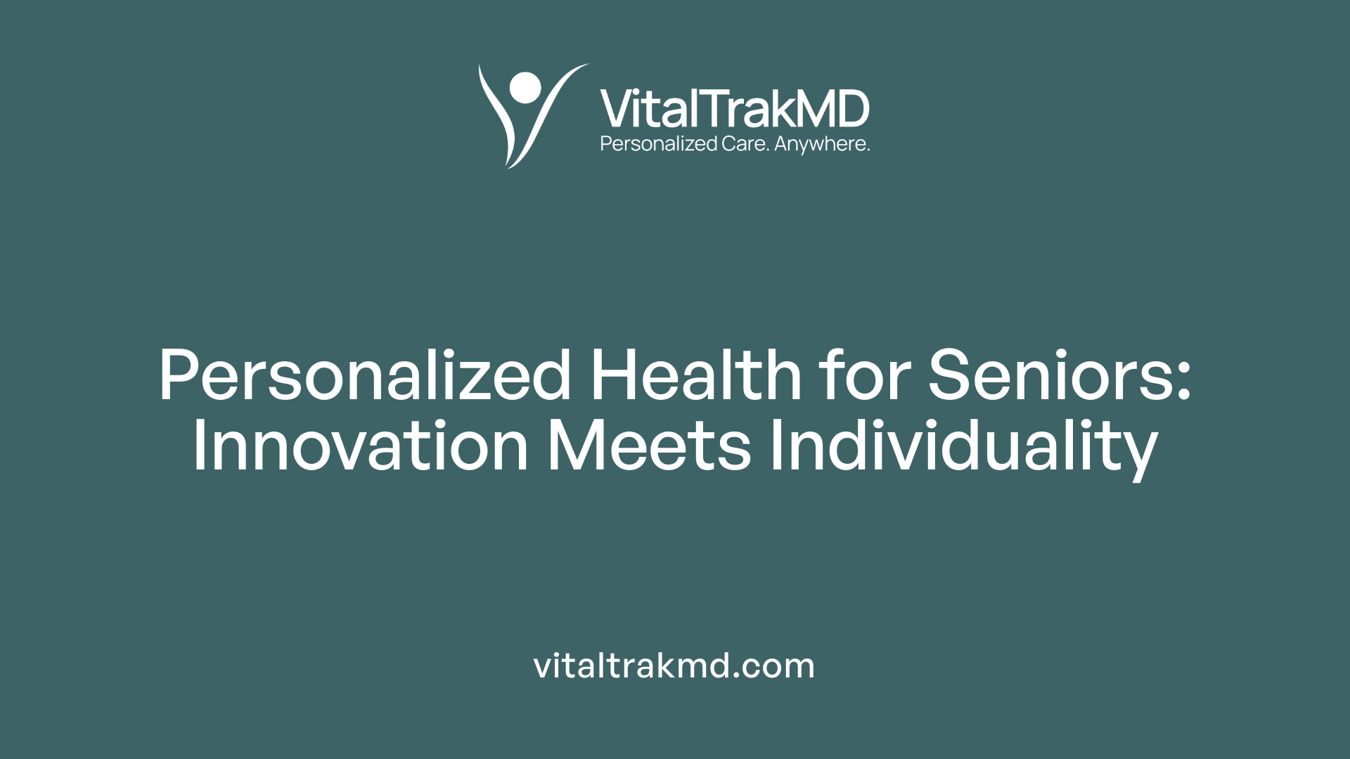 Personalized Health for Seniors: Innovation Meets Individuality