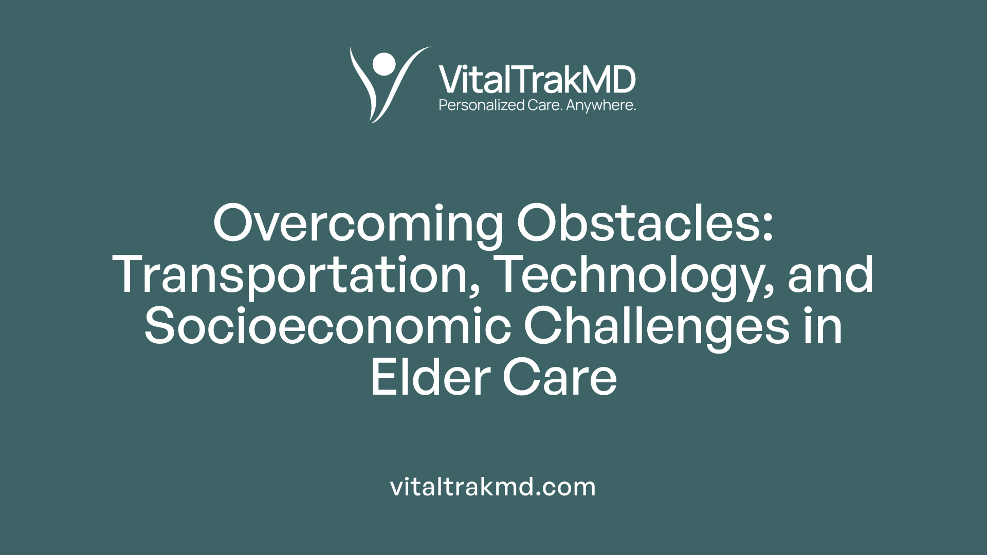 Overcoming Obstacles: Transportation, Technology, and Socioeconomic Challenges in Elder Care