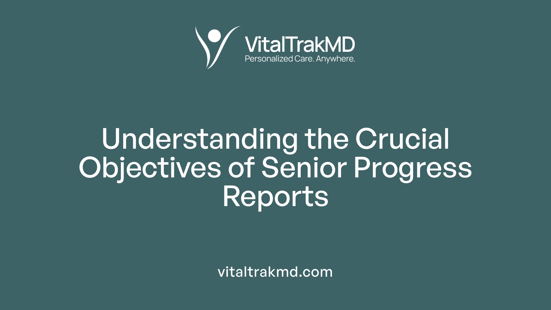 Understanding the Crucial Objectives of Senior Progress Reports
