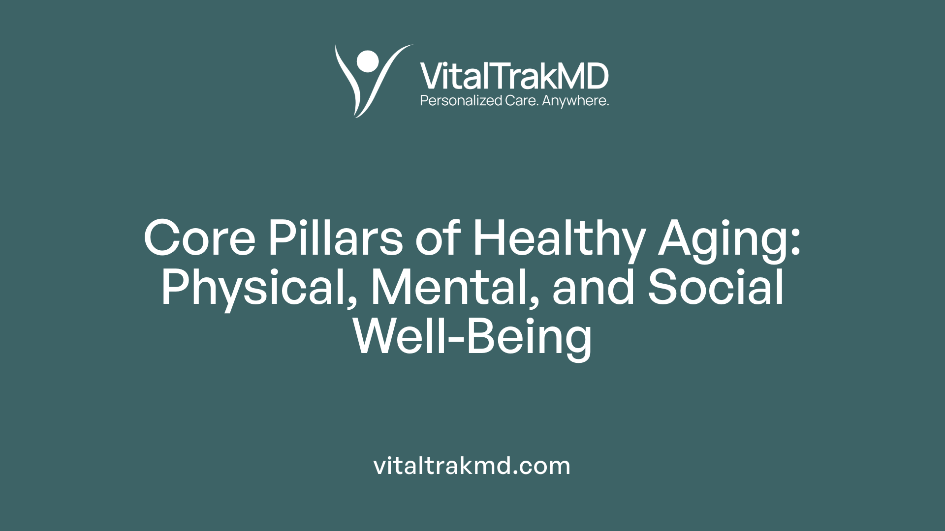 Core Pillars of Healthy Aging: Physical, Mental, and Social Well-Being