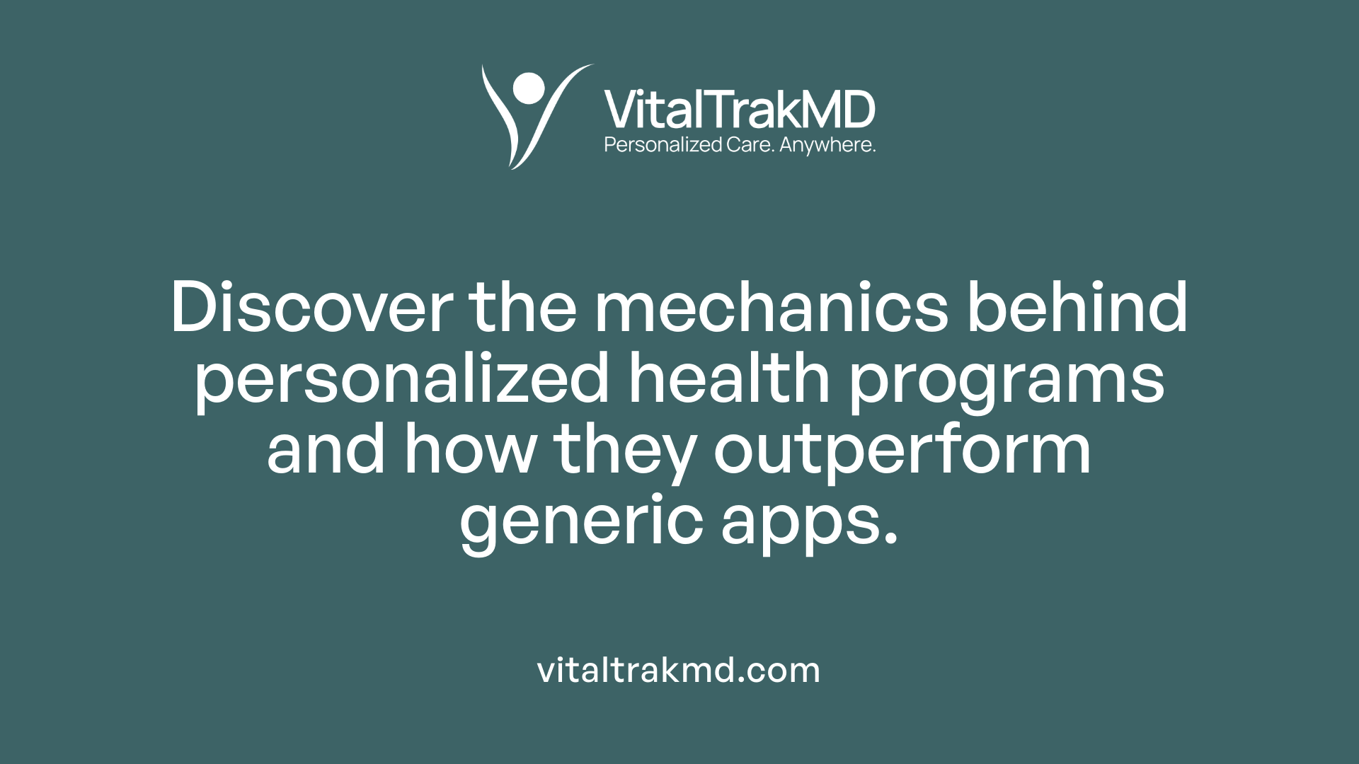 Discover the mechanics behind personalized health programs and how they outperform generic apps.