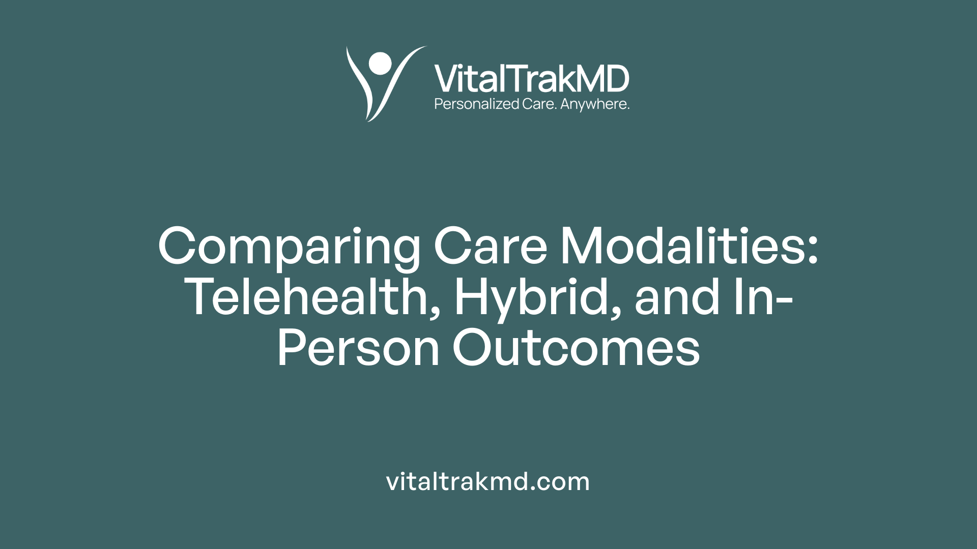 Comparing Care Modalities: Telehealth, Hybrid, and In-Person Outcomes