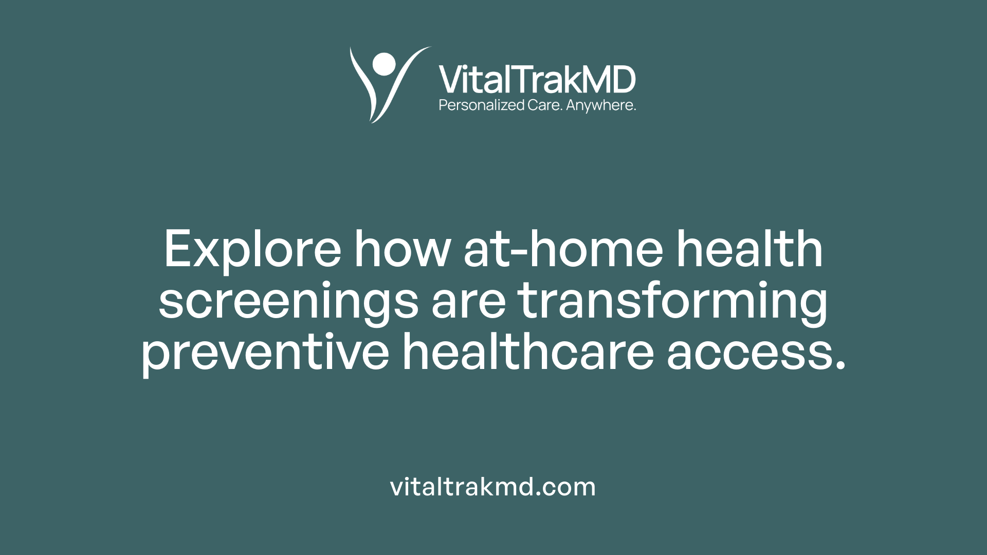 Explore how at-home health screenings are transforming preventive healthcare access.