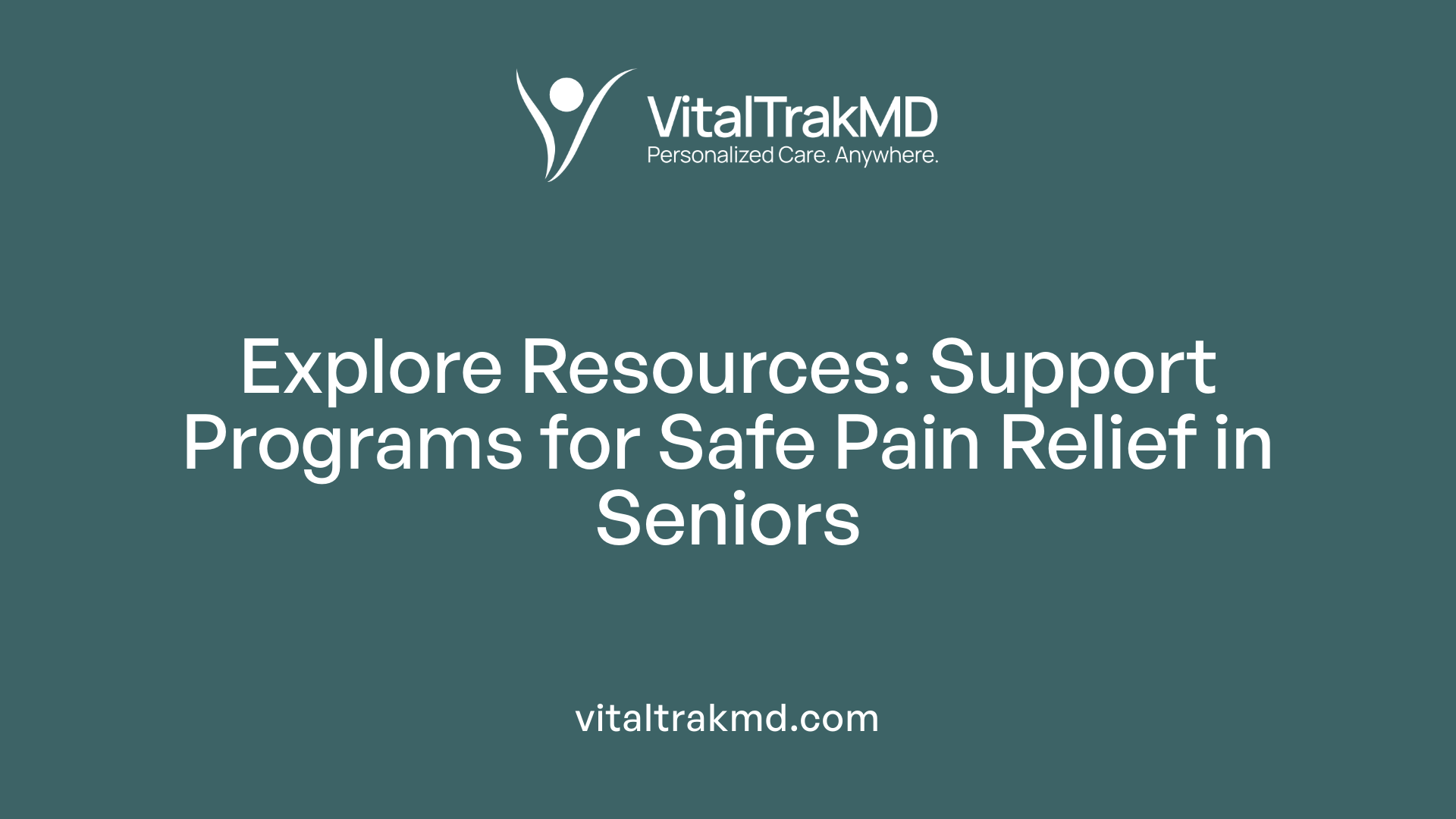 Explore Resources: Support Programs for Safe Pain Relief in Seniors
