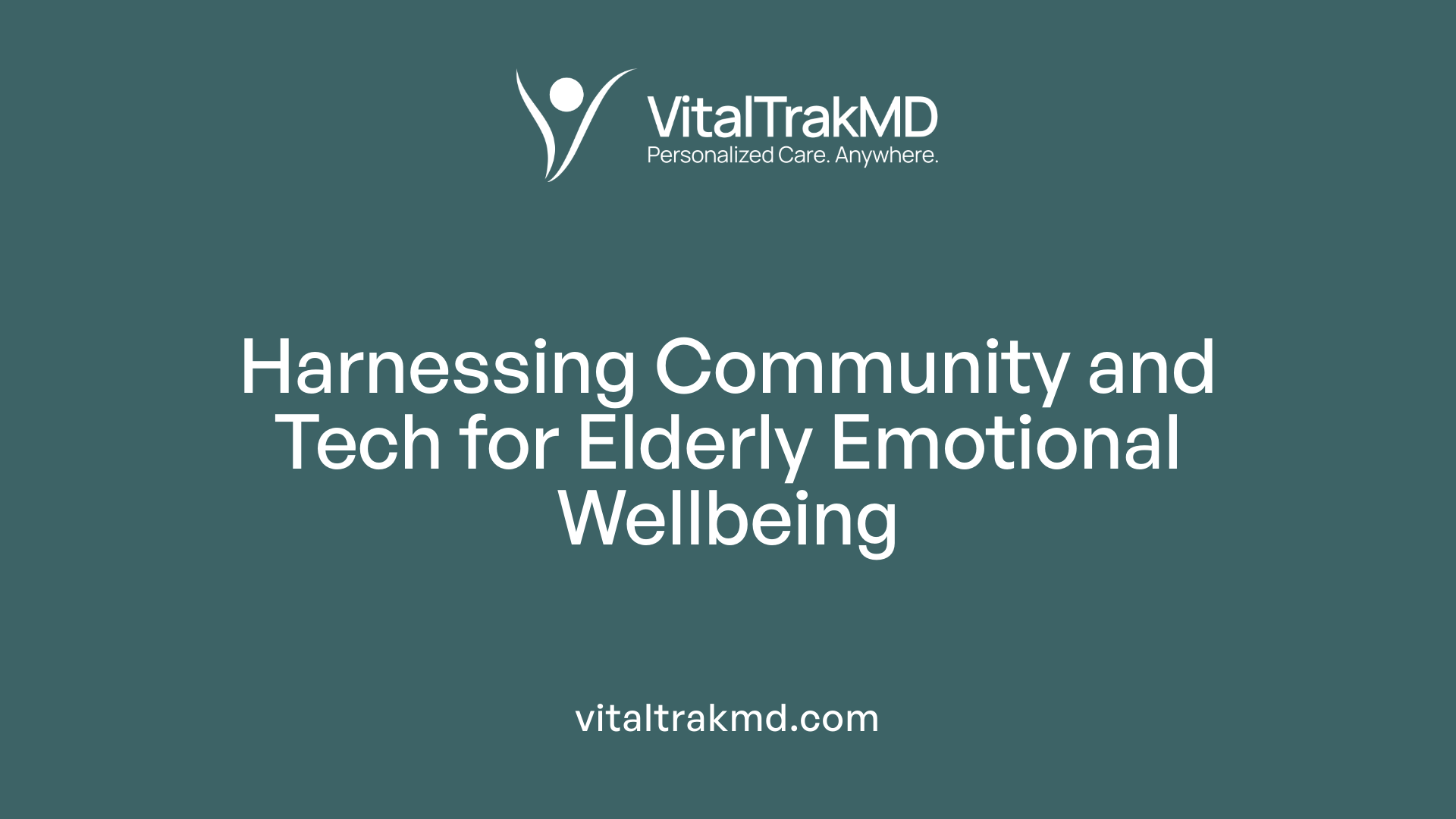 Harnessing Community and Tech for Elderly Emotional Wellbeing