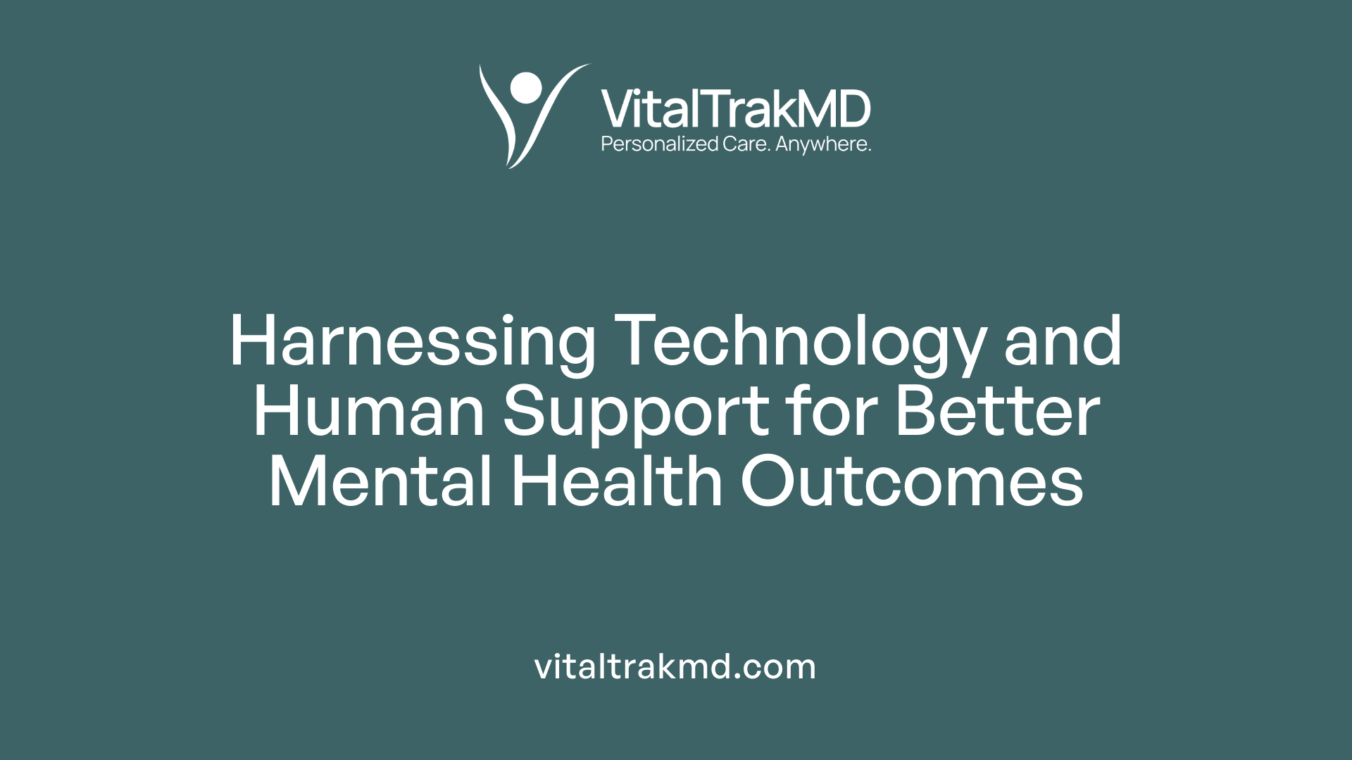 Harnessing Technology and Human Support for Better Mental Health Outcomes