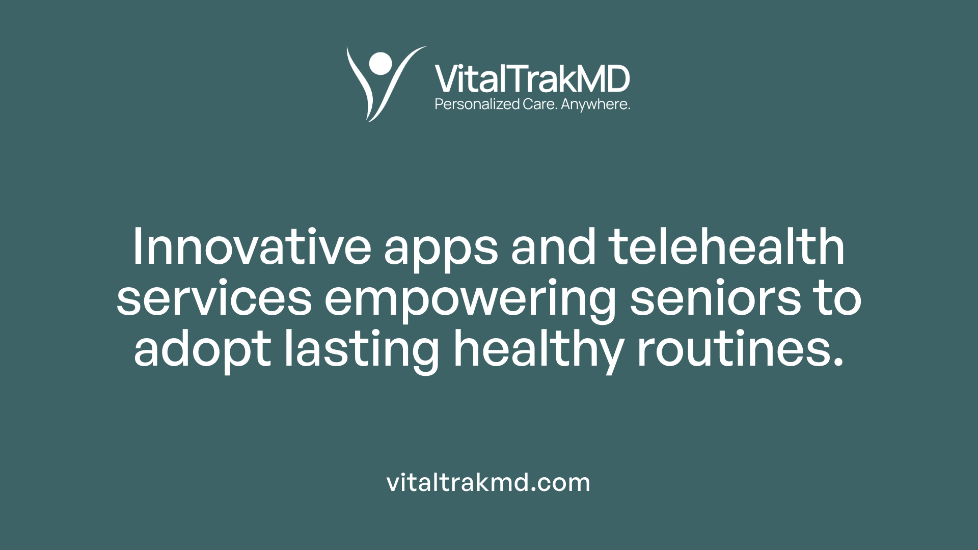 Innovative apps and telehealth services empowering seniors to adopt lasting healthy routines.