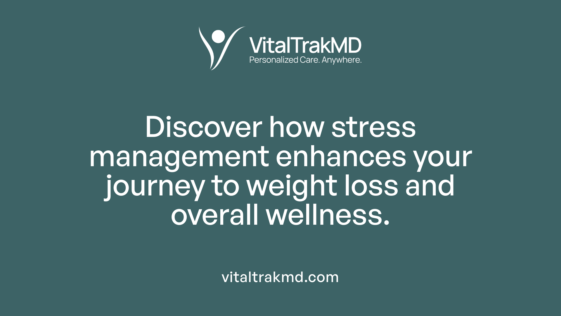 Discover how stress management enhances your journey to weight loss and overall wellness.