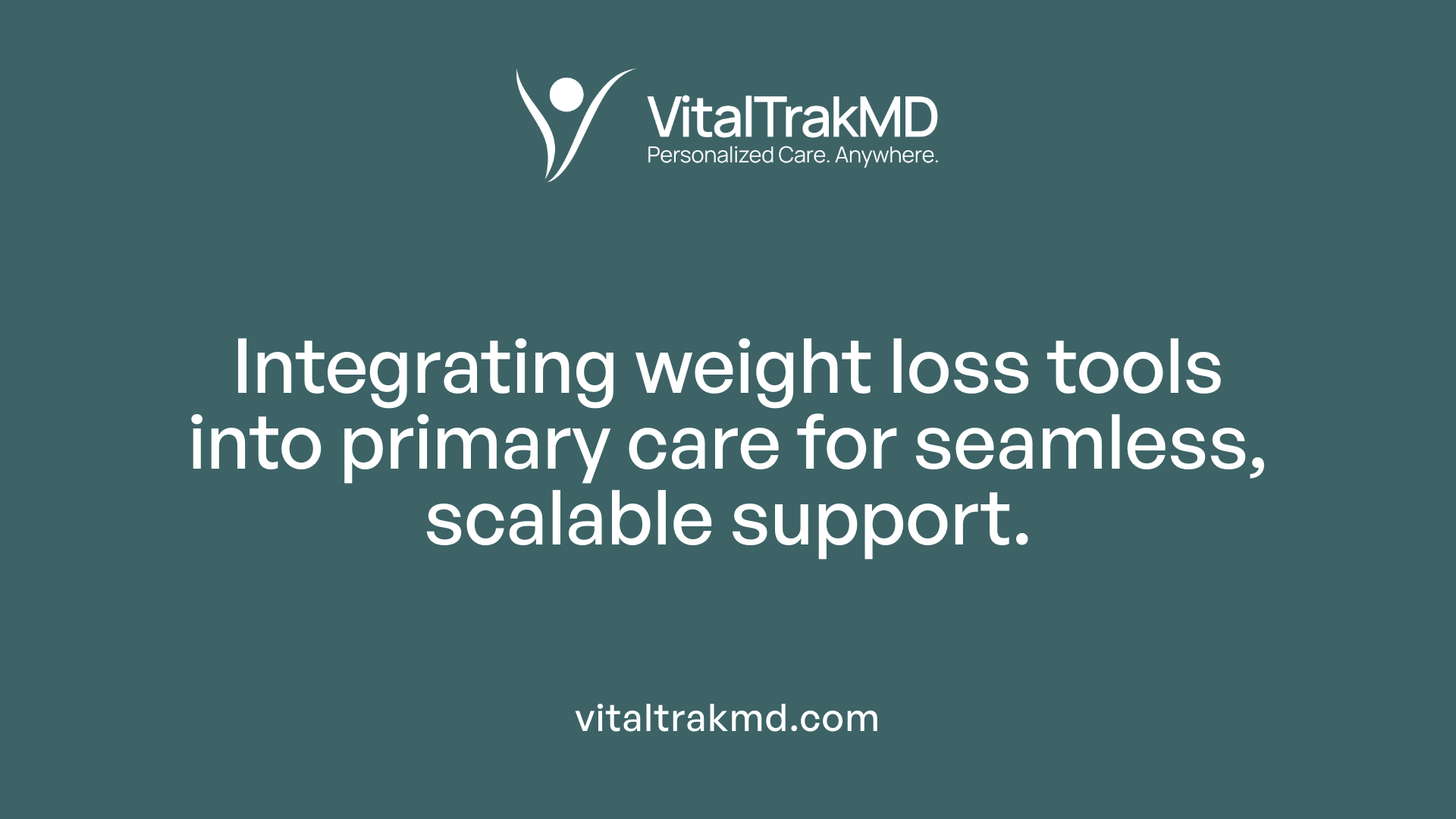 Integrating weight loss tools into primary care for seamless, scalable support.