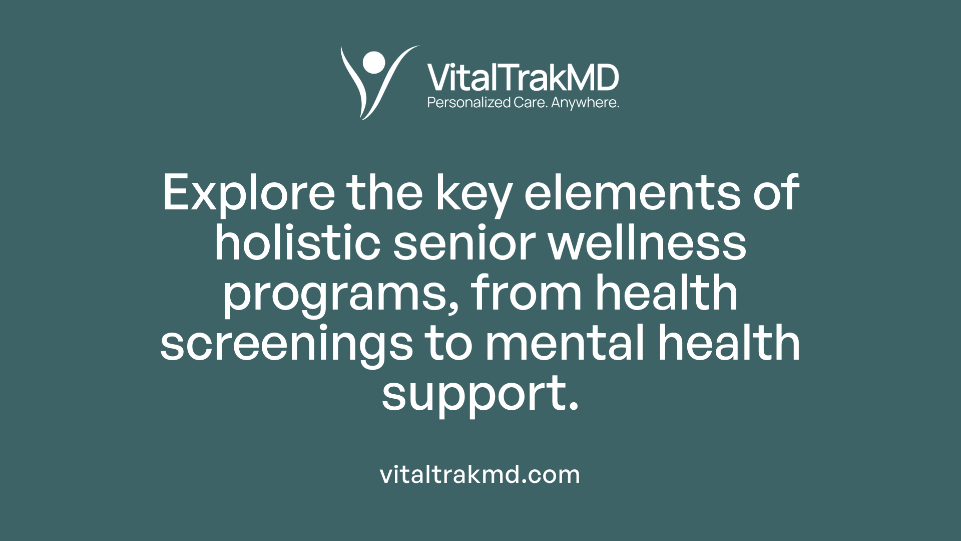 Explore the key elements of holistic senior wellness programs, from health screenings to mental health support.