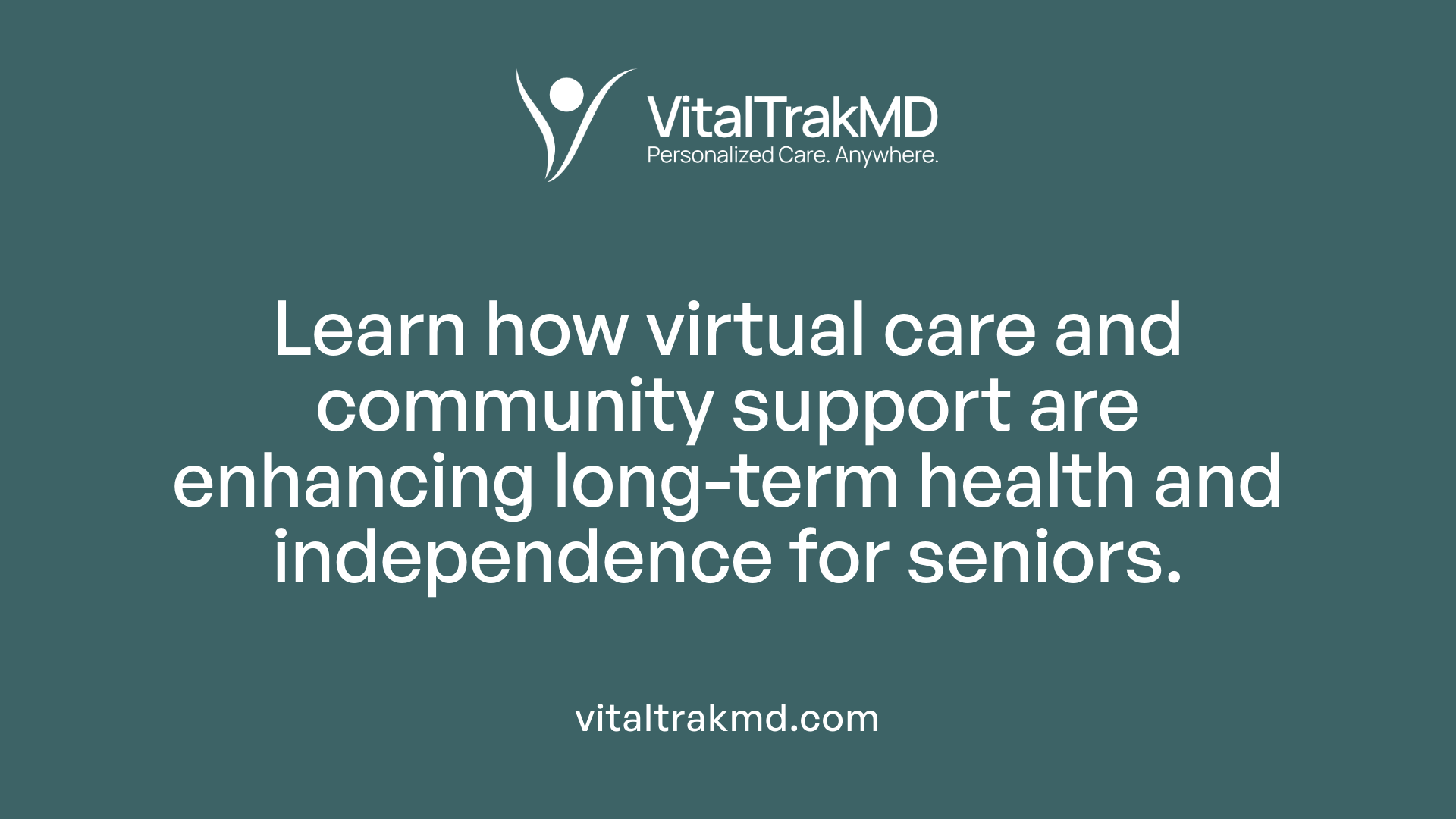 Learn how virtual care and community support are enhancing long-term health and independence for seniors.