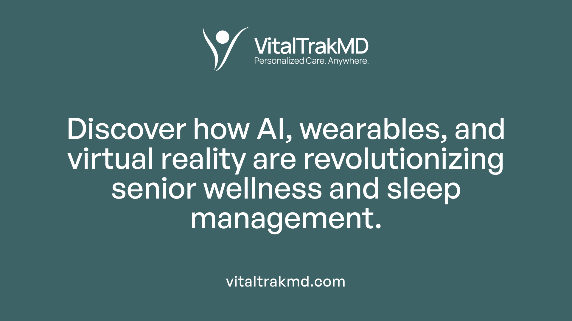 Discover how AI, wearables, and virtual reality are revolutionizing senior wellness and sleep management.