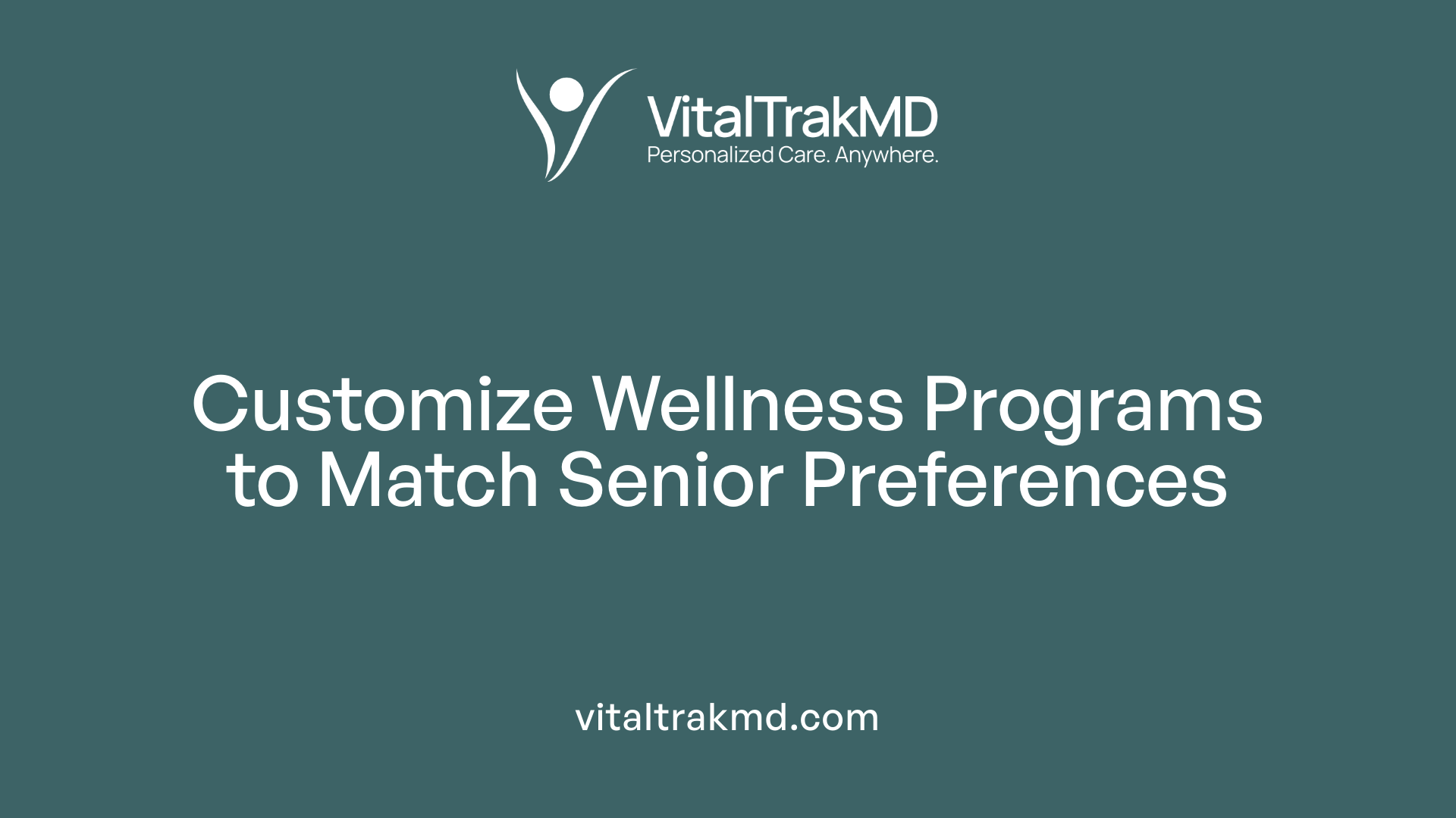 Customize Wellness Programs to Match Senior Preferences