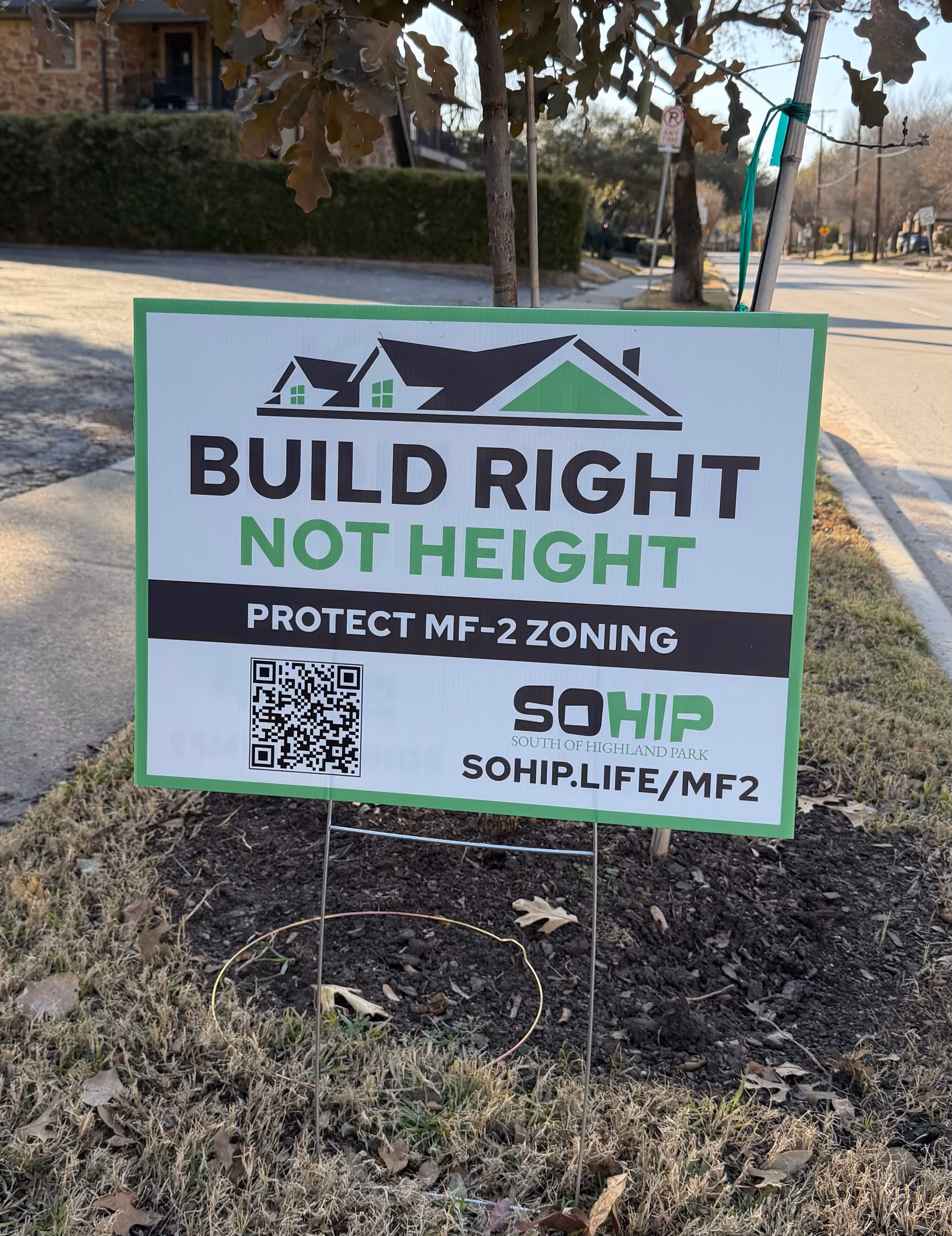 Protect SOHIP MF-2 Zoning Yard Sign