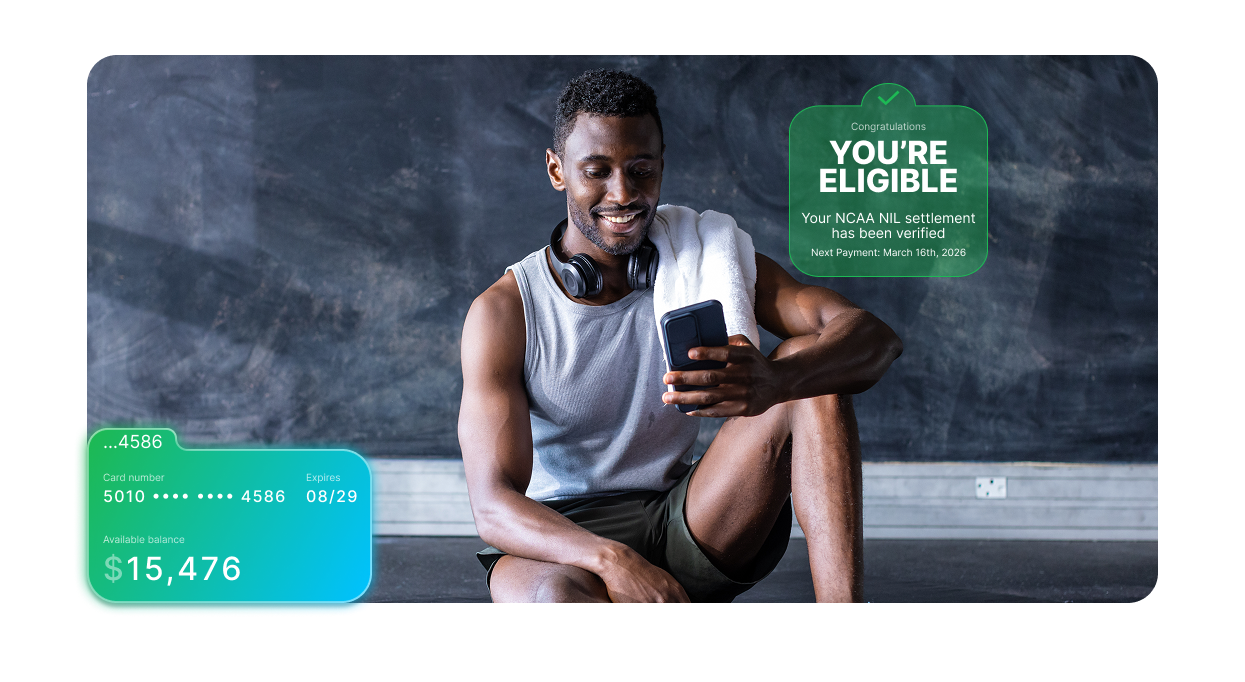 College athlete getting accepted to fairplay funding NIL payments.