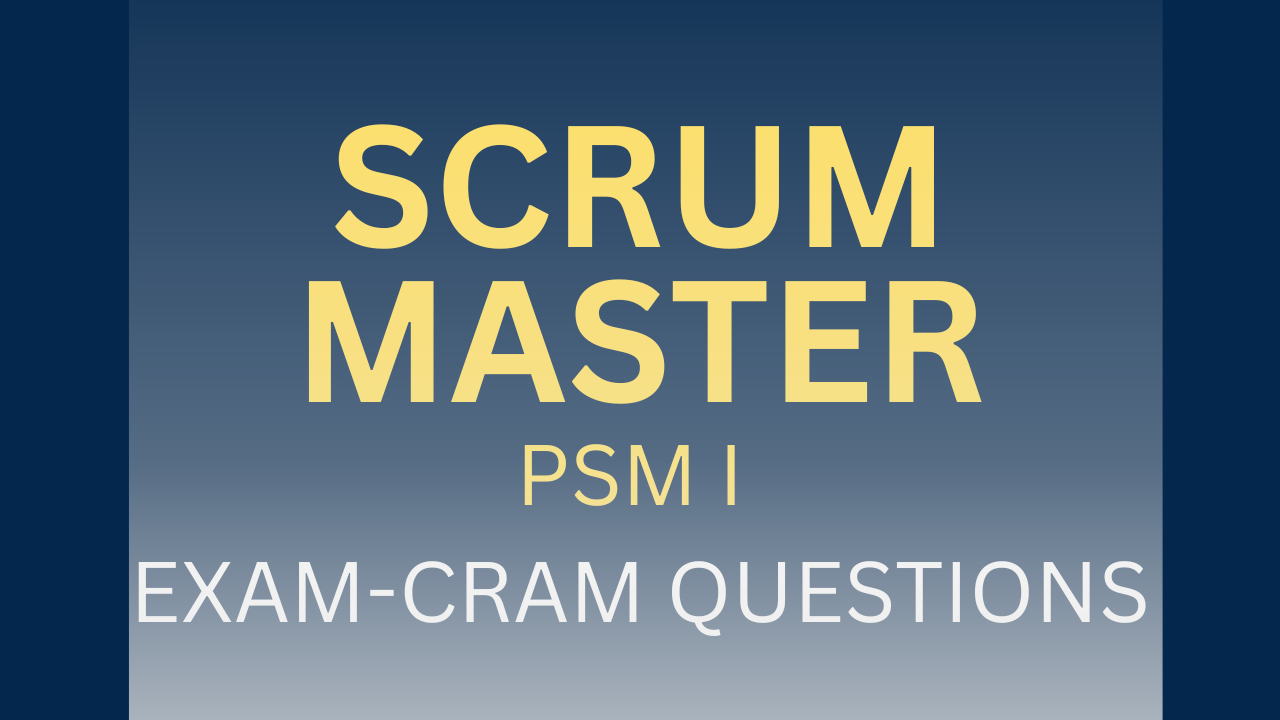 Scrum Master PSM I