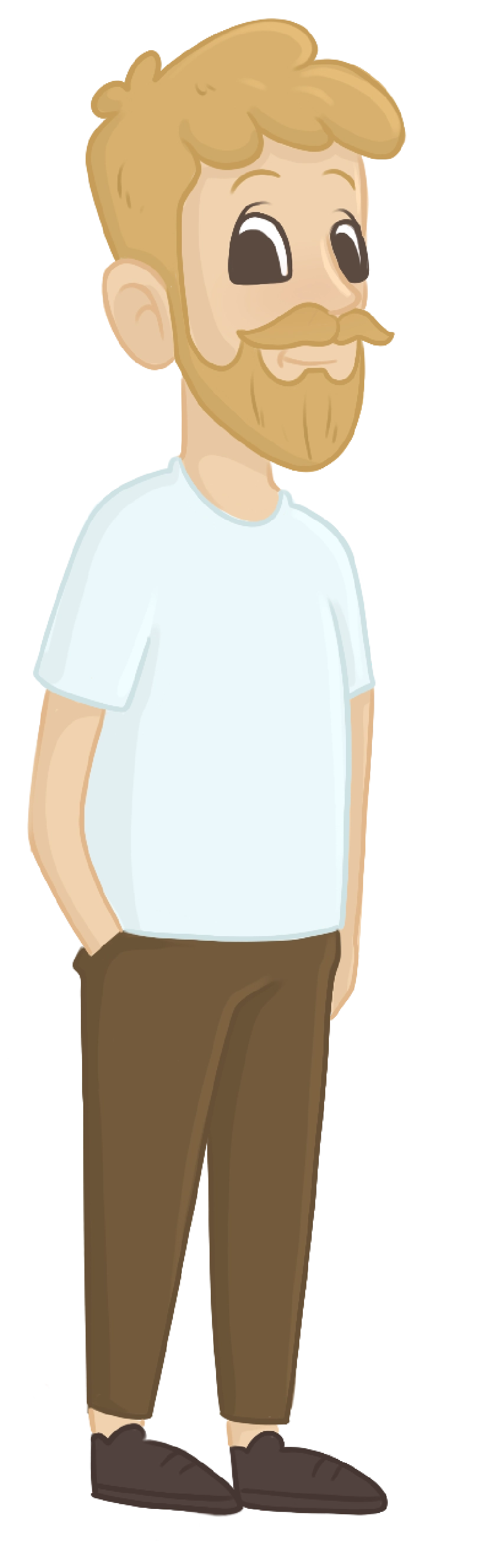 Illustration von Tommys Papa