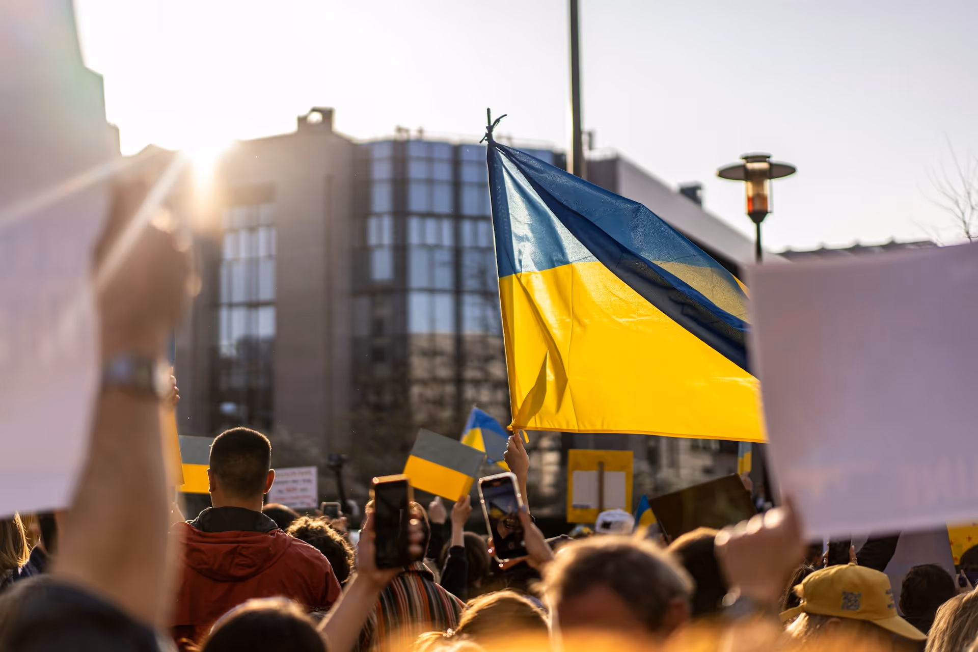 Ukrainian service members standing in formation, representing national defense and resilience.