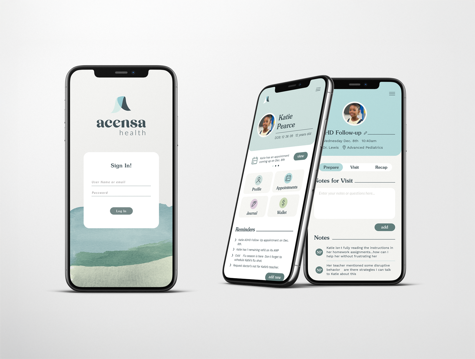 Custom iOS app interface designed by 303 Software displayed on multiple iPhone screens, showing clean mobile UI and real product examples.