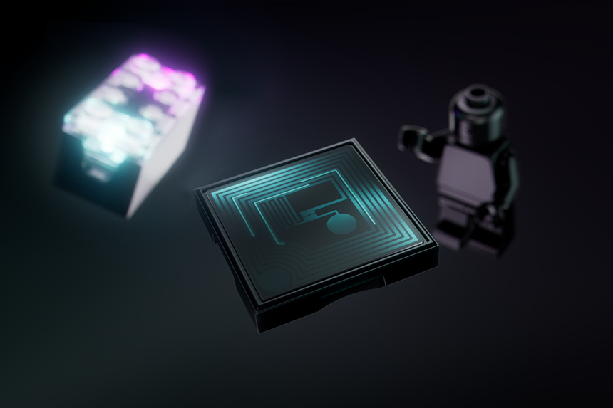 LEGO Smart Play NFC-enabled tag demonstrating connected play technology