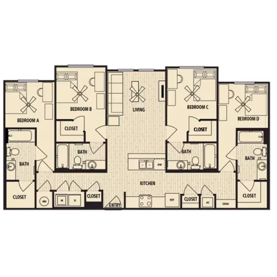 D1 Floor plan